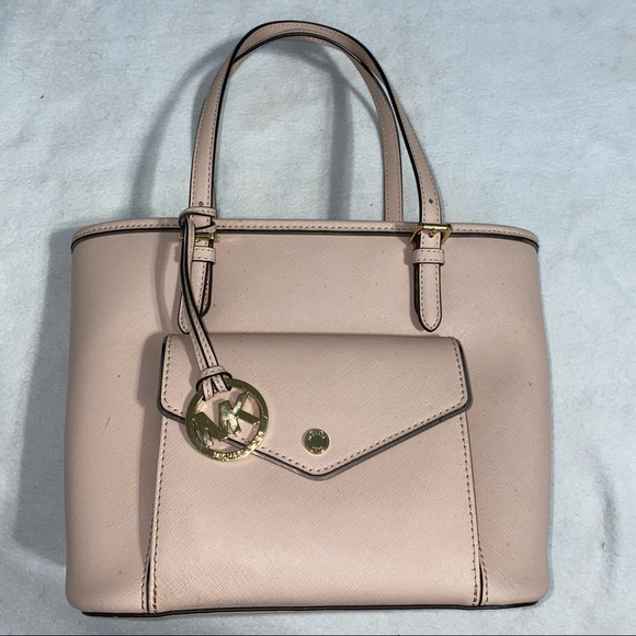 MICHAEL KORS JET SET MULTIFUNCTION POCKET TOTE PINK - Picture 6 of 11